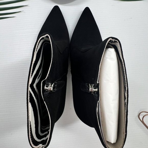 Kate Spade New York Vikki Suede Leather Ankle Boots Black Women's Size 9.5 B - Picture 6 of 11